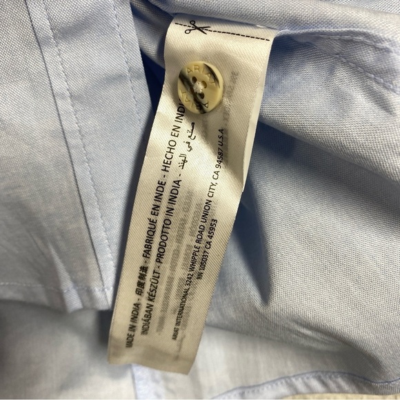 NEW Ariat Tomales Long Sleeve Shirt Womens Size XL Powder Blue Button Up - Picture 11 of 11